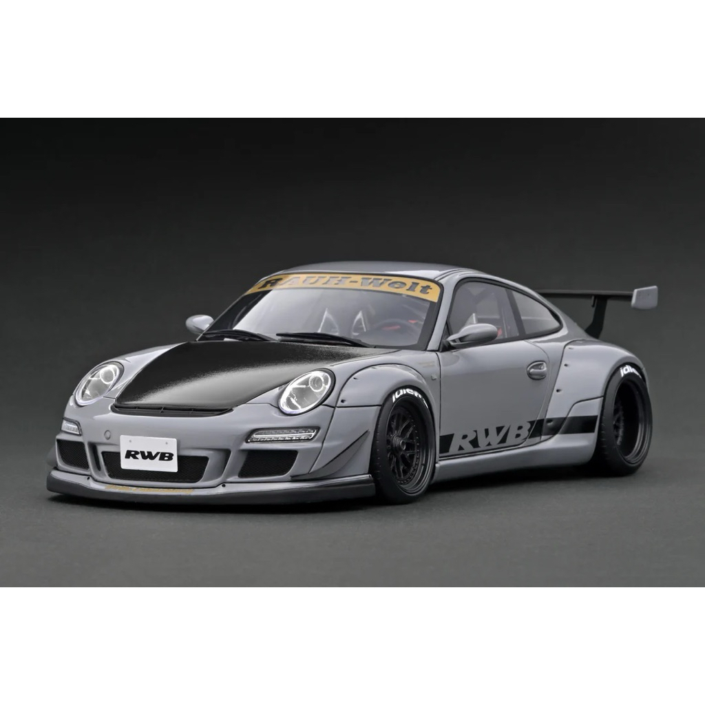 IGNITION MODEL SCALE 1:18 PORSCHE RWB 997 IG3255 gray