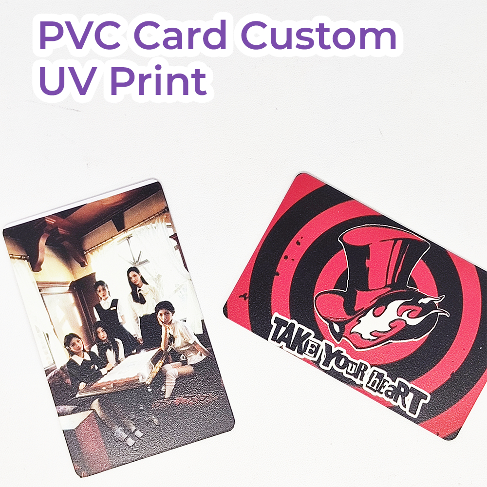 FEELIO - PVC Card Custom UV Print Satuan 2 sisi
