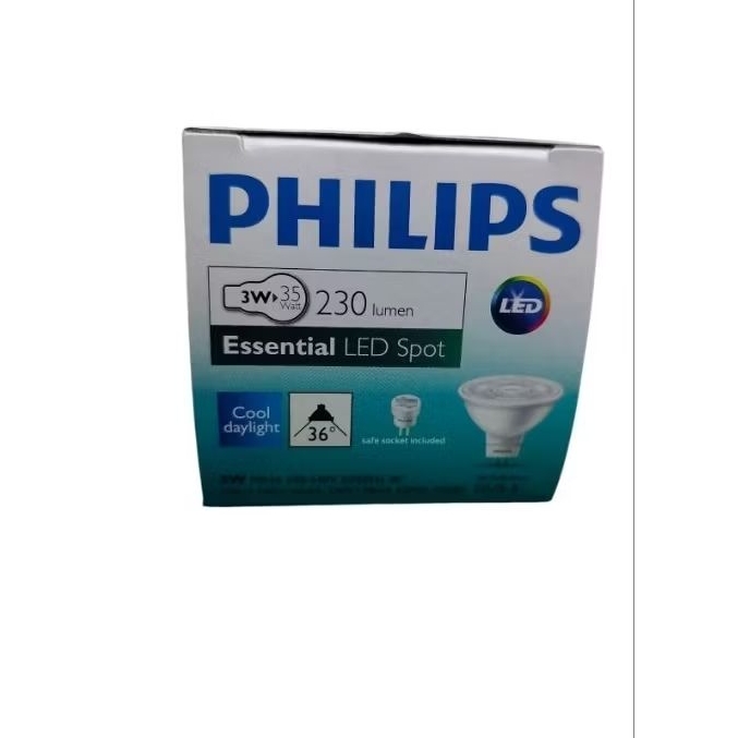 lampu LED Essential MR16 3W Philips
