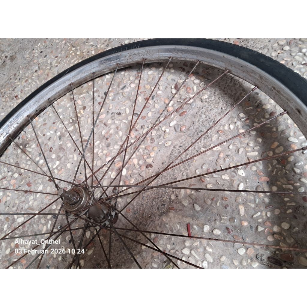 Velg Sepeda Ontel Dunlop Roda 28 Depan