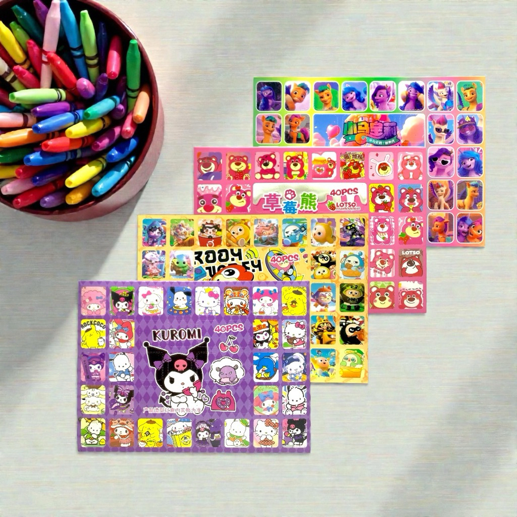 40 Holes Blind Box Gantungan Kunci Keychains Surprise / Mainan Boneka Blind Box Toblos Kuromi Losto