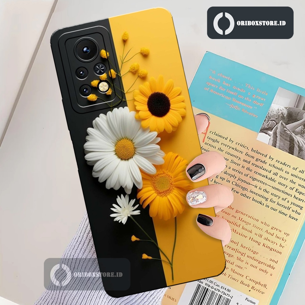 Case Infinix Note 11s / Note 11 Pro Terbaru - Motif Bunga - Kesing - Softcase Infinix Note 11 Pro / 
