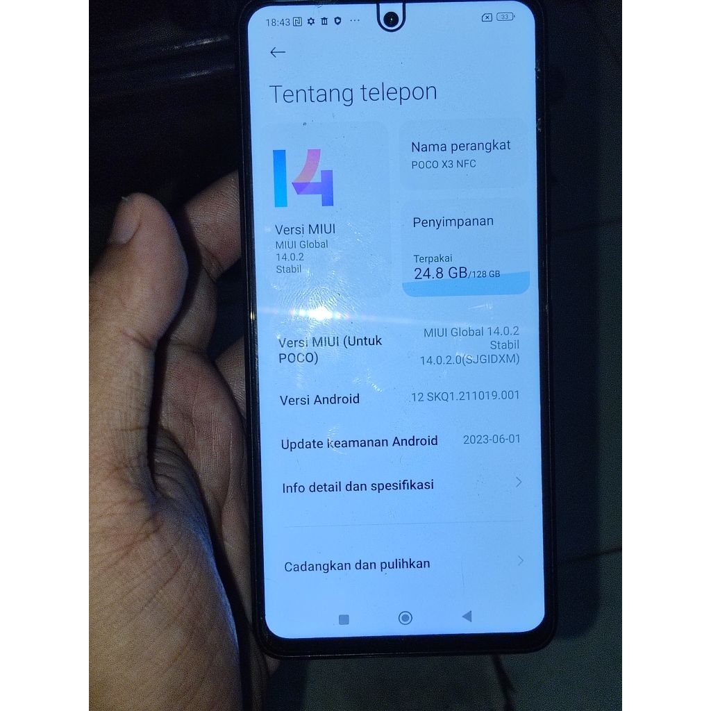 poco x3 nfc
