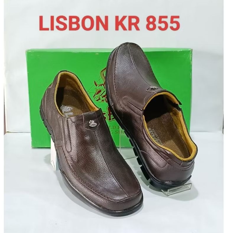 Sepatu kulit asli Lisbon KR 855