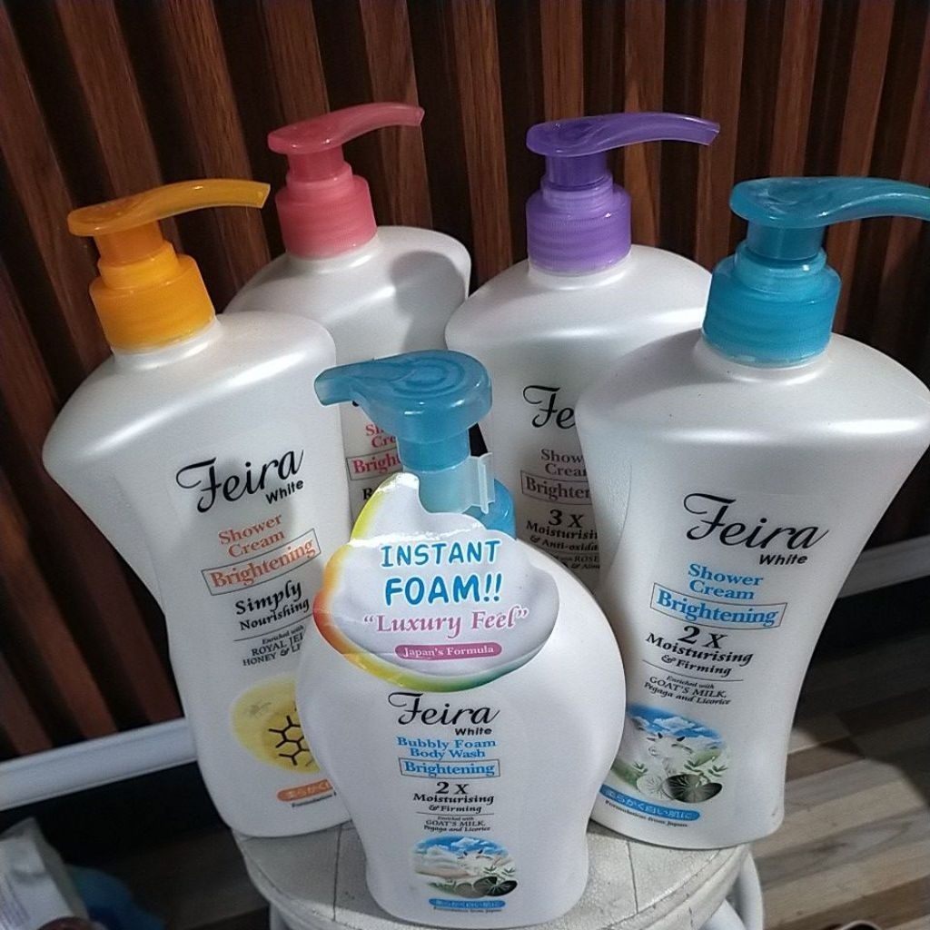 feira white shower cream brightening 1000/800ml