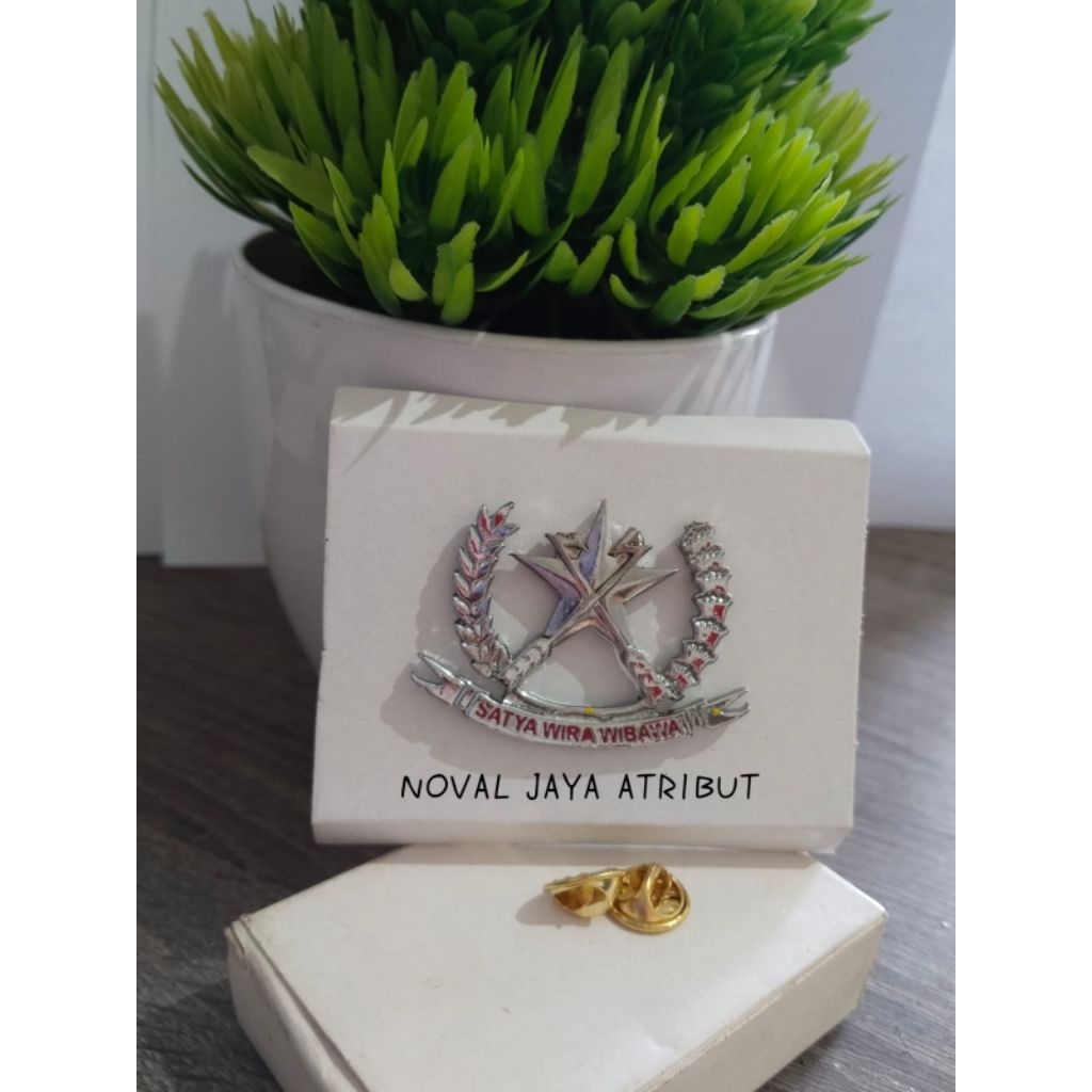 BREVET WING PIN CHK HUKUM TNI AD  bahan berkualitas