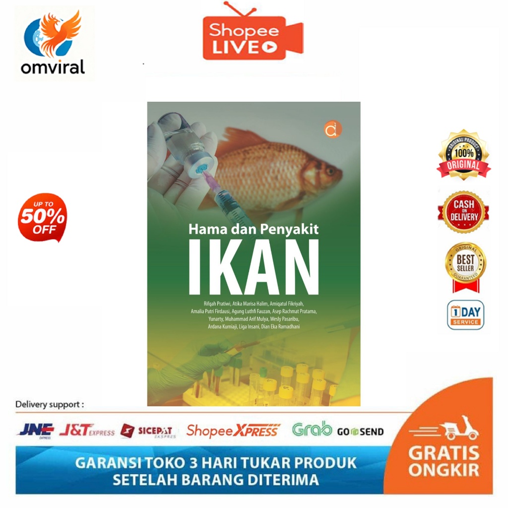 [OV125] Buku Hama dan Penyakit Ikan deepublish