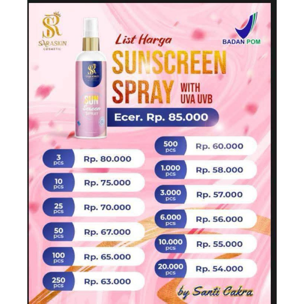 sunscreen spray