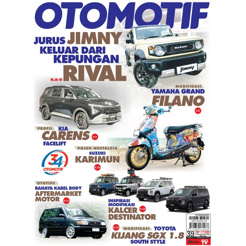 Tabloid Otomotif edisi Februari 2026 - Otomotif No.39