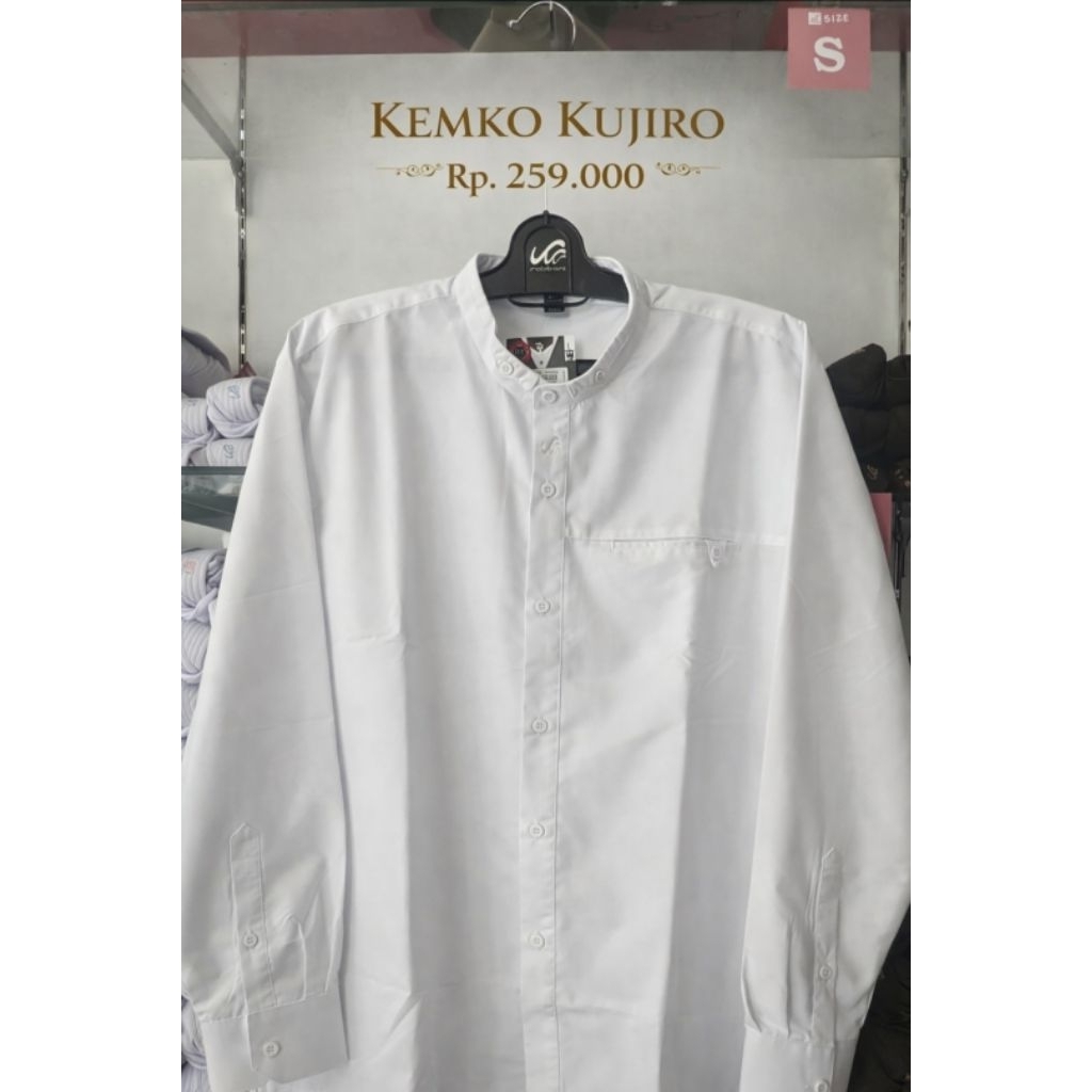 Rabbani - Baju Koko Putih Kemko Kujiro | Kemko Lengan Panjang Rabbani Ori