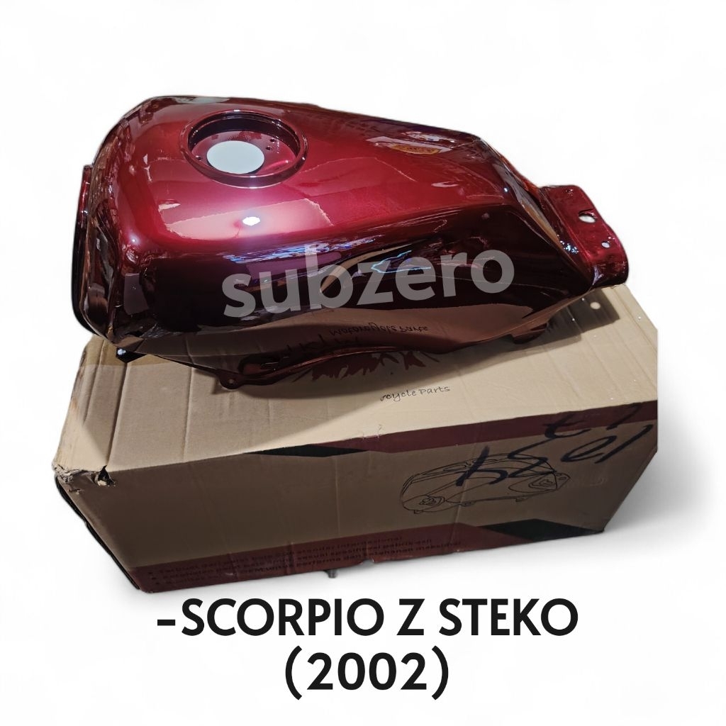TANGKI BENSIN TENGKI (MERAH) YAMAHA SCORPIO Z STEKO 2002 OLD KUALITAS SUPER TEBAL