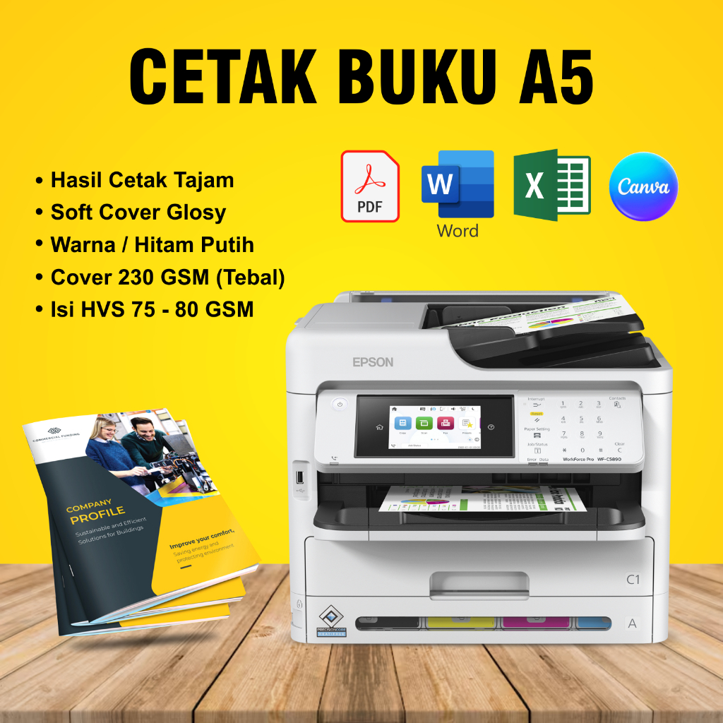 Cetak buku A5 | Cetak Booklet | Cetak buku | Buku Custom