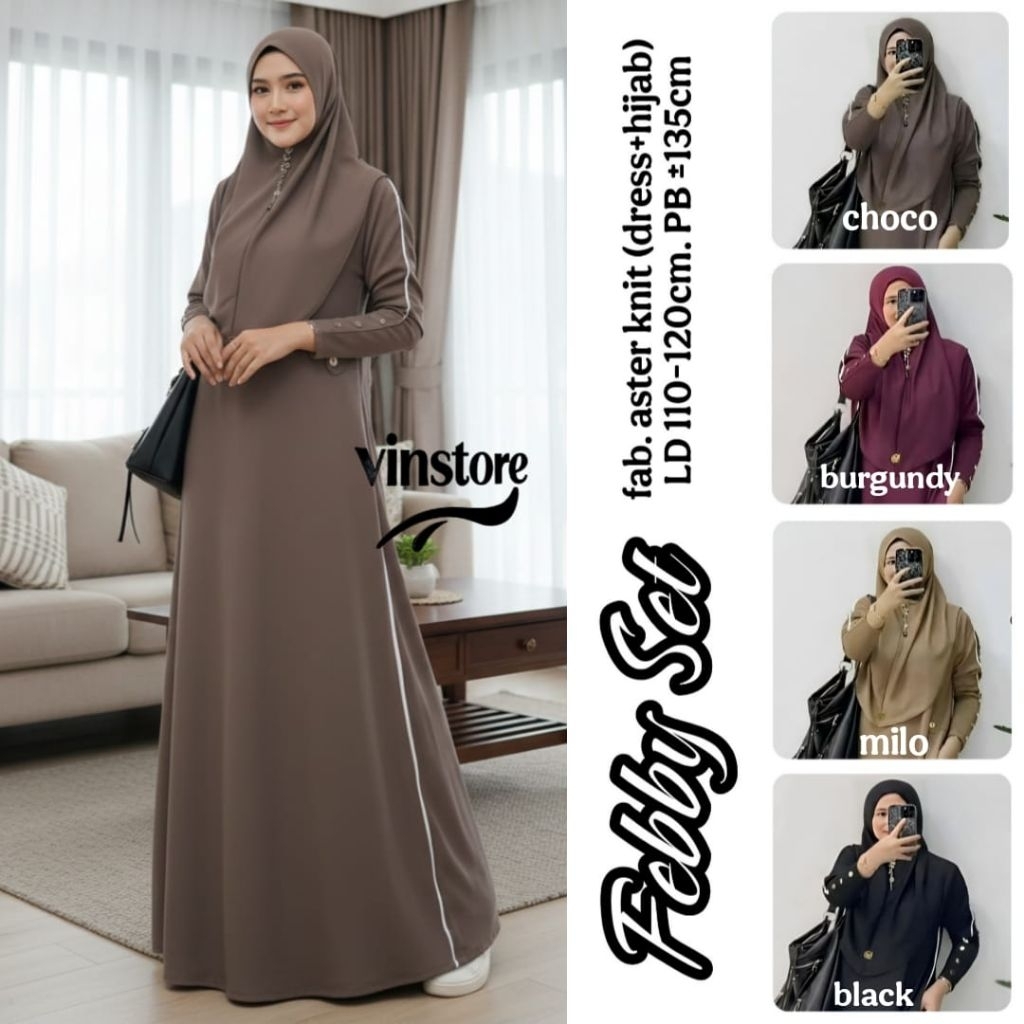 Febby Baju Setelan Kaos Ld120 130 Knit Aster Casual Polos