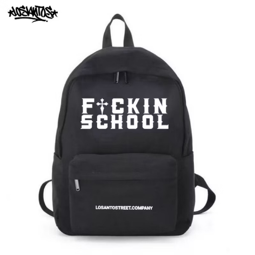 Tas Ransel pria tas sekolah backpack sekolah Tas pria fvckin school