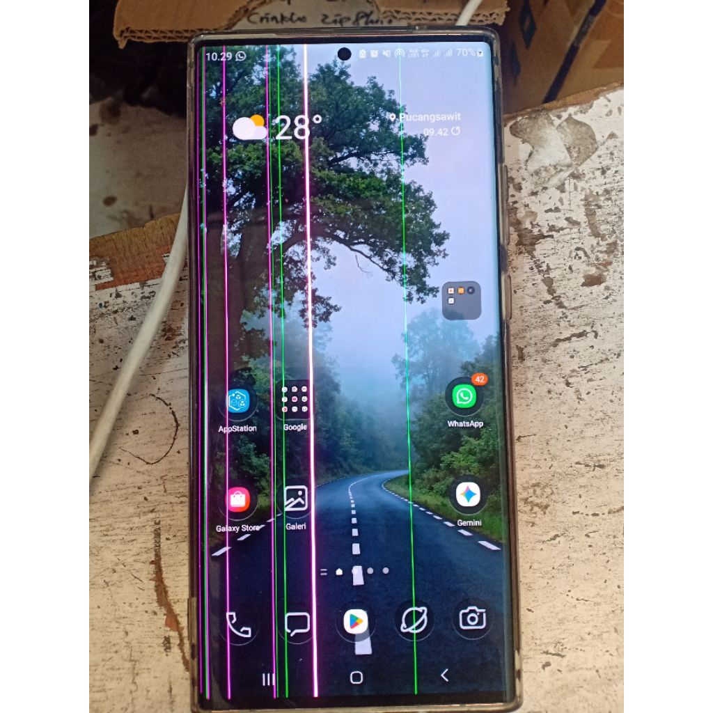 lcd frame samsung note 20 ultra copotan