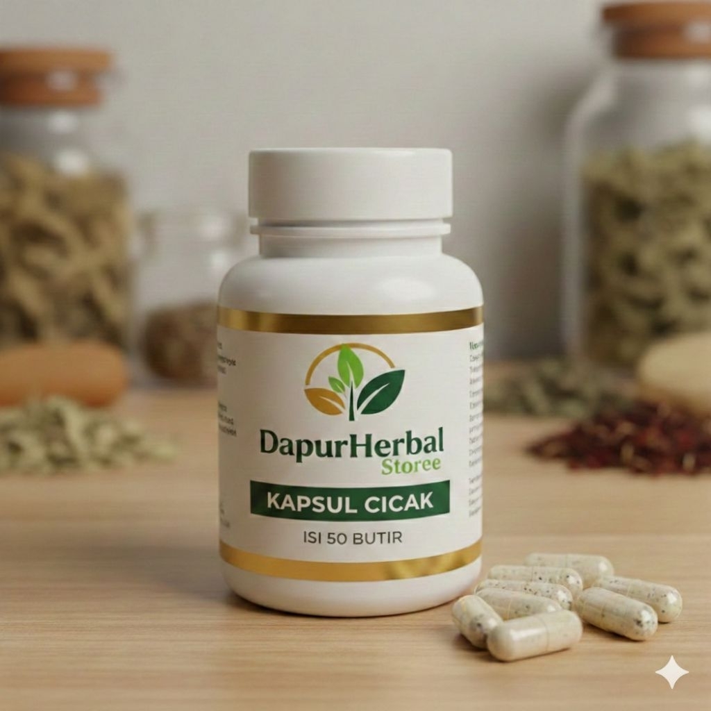 Kapsul Bubuk Cicak Obat Types dan Gatal Isi 50 Kapsul Penuh Manfaat