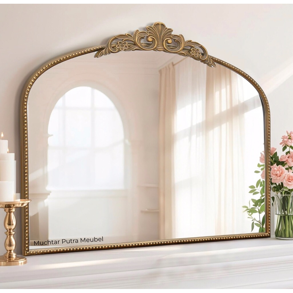 standing mirror / mirror antique / mirror wall / cermin aesthetic / cermin dinding