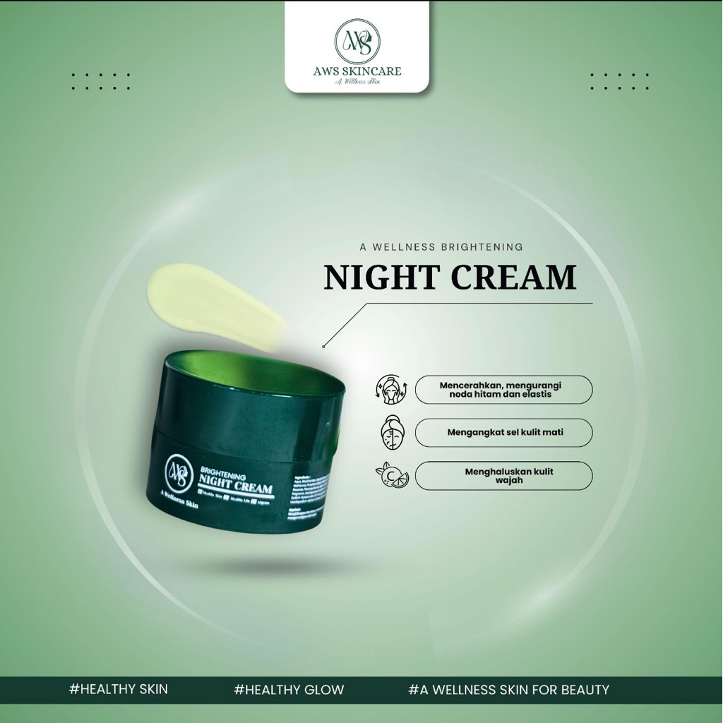 AWS NIGHT CREAM Glowing Expert