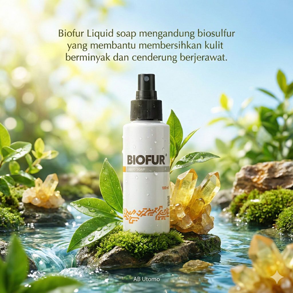 Biofur Liquid Soap Untuk Kulit Berminyak Berjerawat