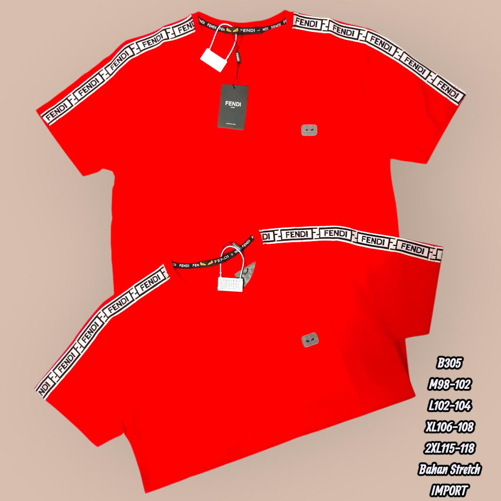 kaos import premium imlek buat pria khusus merah