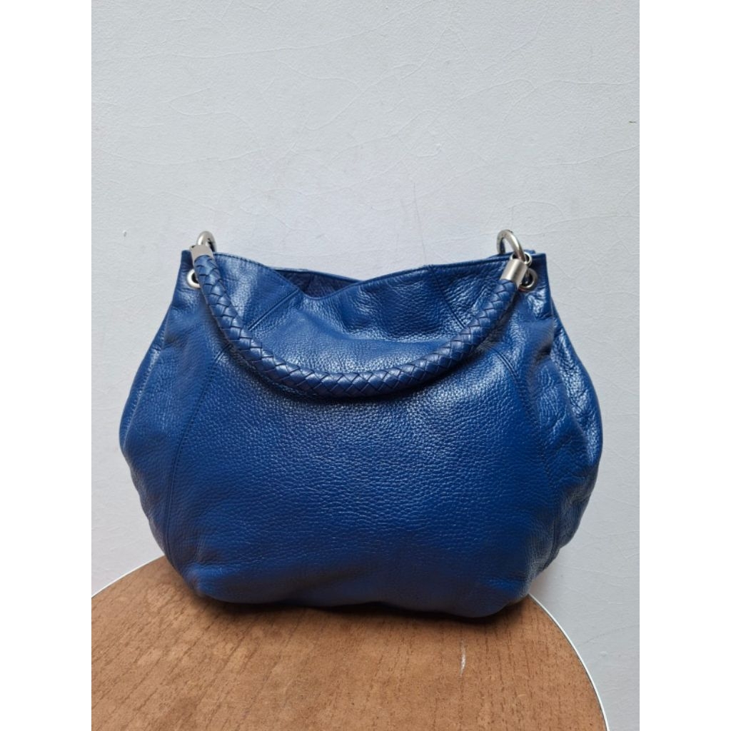 Danier Tas Hobo kulit asli warna biru