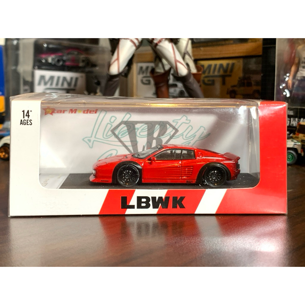 Star Model 1:64 Ferrari 512TR Testarossa LBWK Red