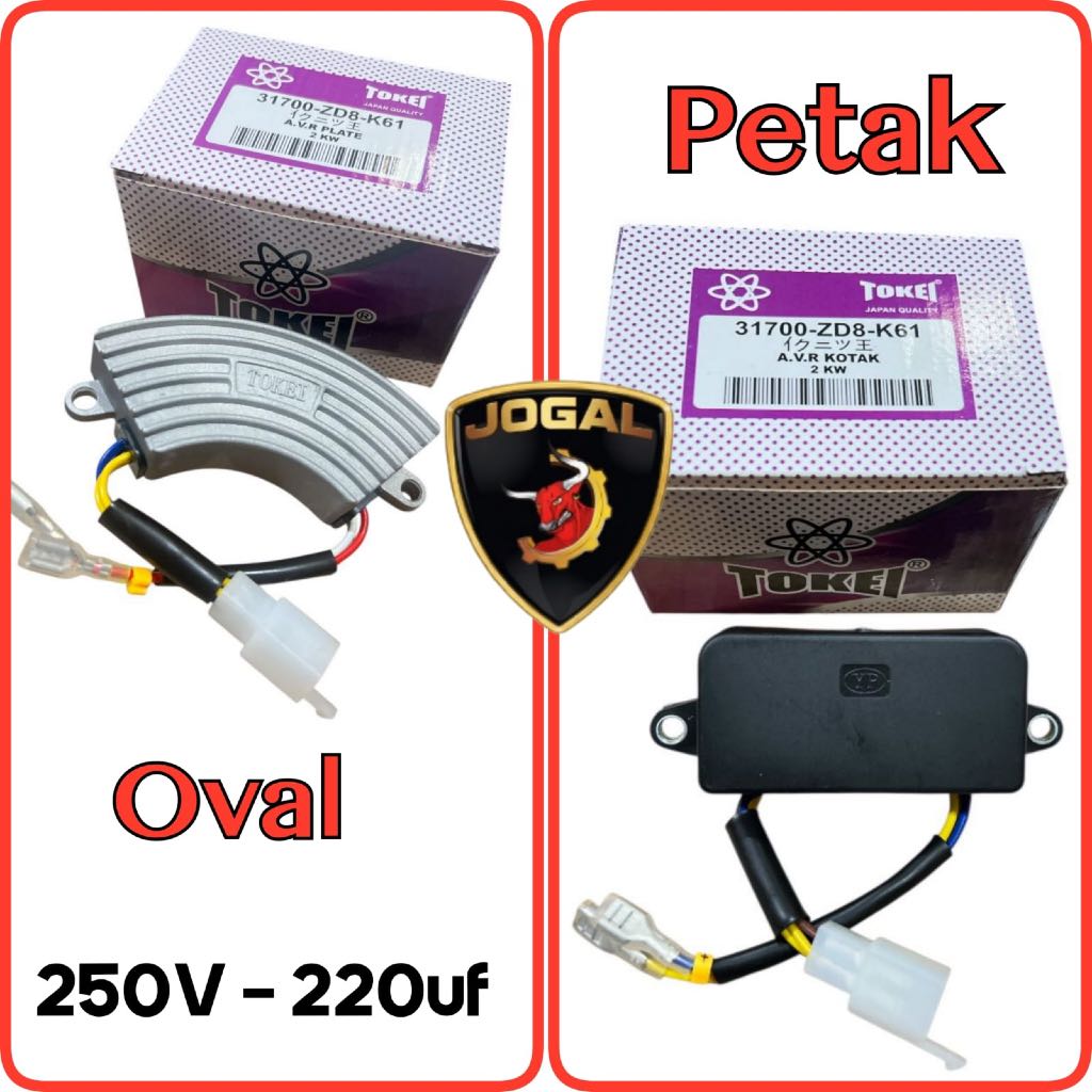 Avr Mesin Genset Generator 2500watt 3000watt 4000watt TOKEI ORIGINAL