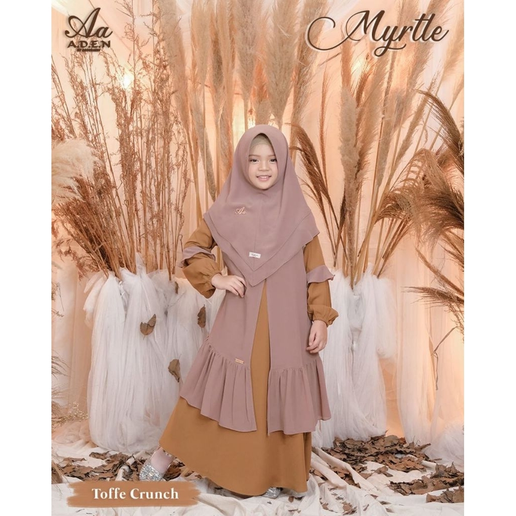 PRELOVED ADEN ANAK MYRTLE SET KHIMAR SIZE XL