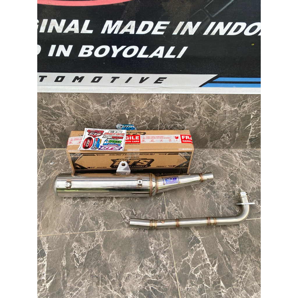 KNALPOT STANDAR RACING JUPITER VEGA 5TP BY CTS MUFFLER