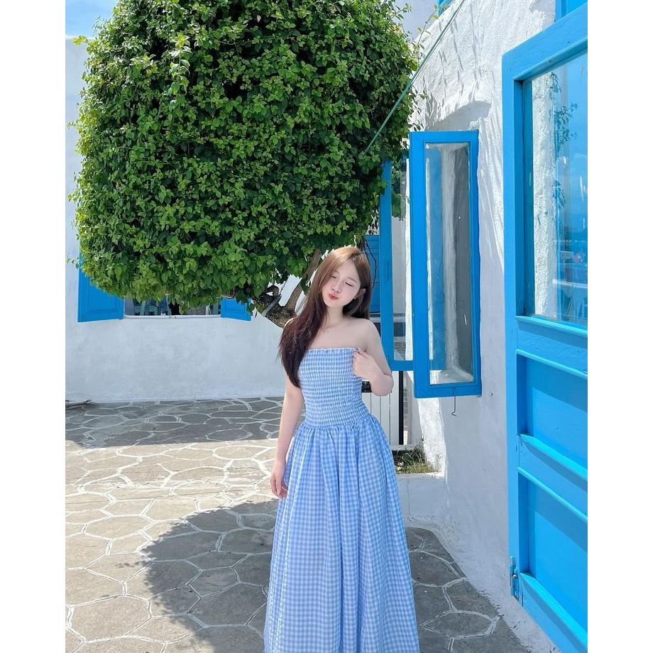 COD Gudang Grosir Collection | Kasual Gaun Dress Waniita Terbaru Korean Style Desain Sleeveless