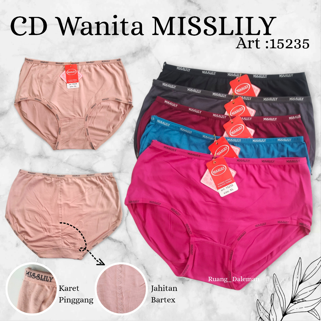 (GROSIR) CD MISSLILY 15235, CELANA DALAM WANITA, CD WANITA DEWASA ,MISSLILY 15235