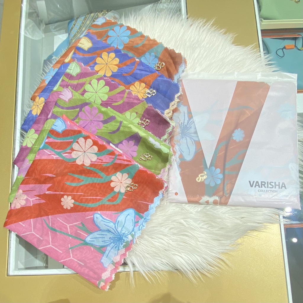 Hijab Kerudung Varisha Motif Printing Daily Hijab Paris Premium