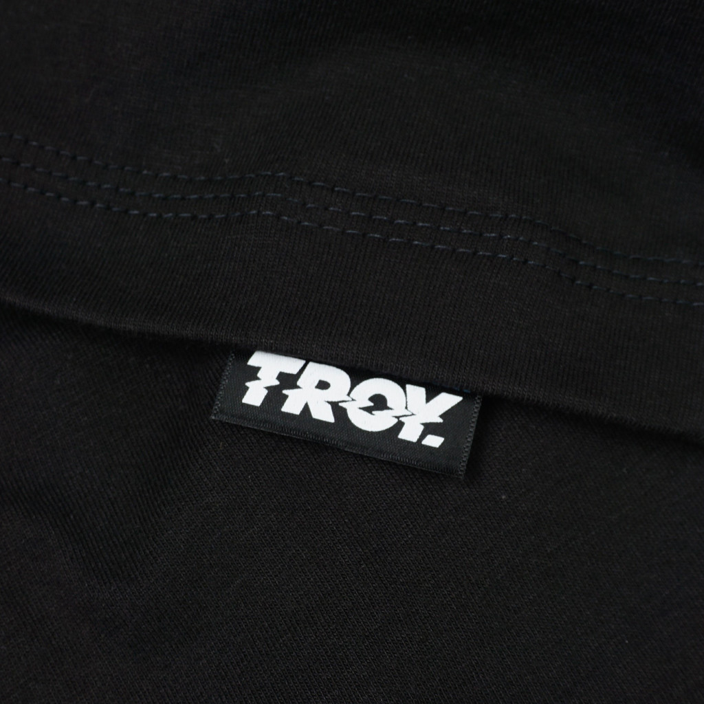 Troy Company Tshirt Black Smoked Owl - Kaos Lengan Pendek Kaos Hitam MTD 3522