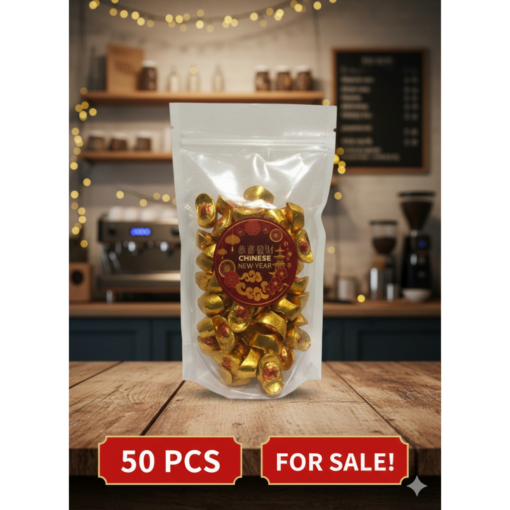 Coklat Emas Yen Bao Box (Isi 50) / Coklat Yen Bao Emas