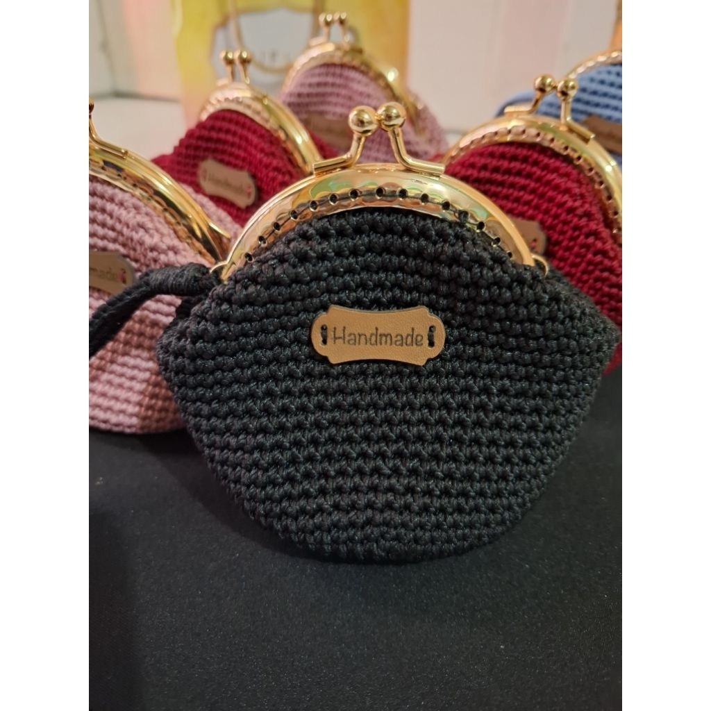 DOMPET KOIN RAJUT HANDMADE