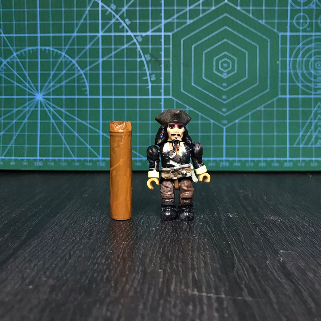 Pirates of the Carribean Jack Sparrow Minifigure Megabloks Rare [PRELOVED]