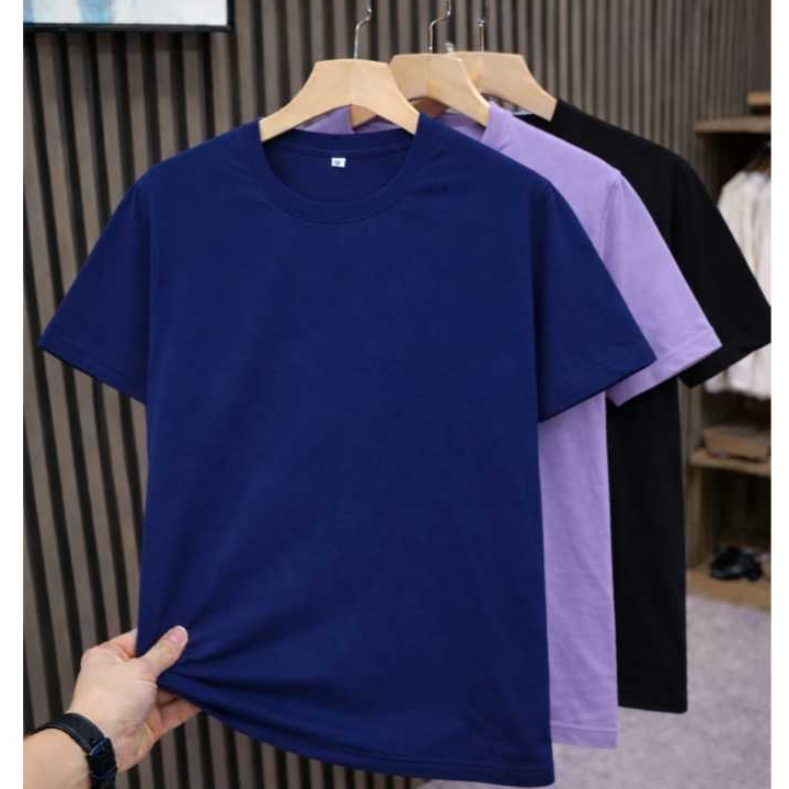 3PCS Kaos Polos Pria/Wanita  Lengan Pendek, Paket Hemat 100RB Kaos Distro kekinian