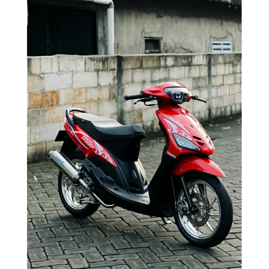 Jok Mio Sporty | Jok Mio Sporty Standar | Mbtech Carbon Glombang 3D | Jok Mio Sporty/Smile 5tl