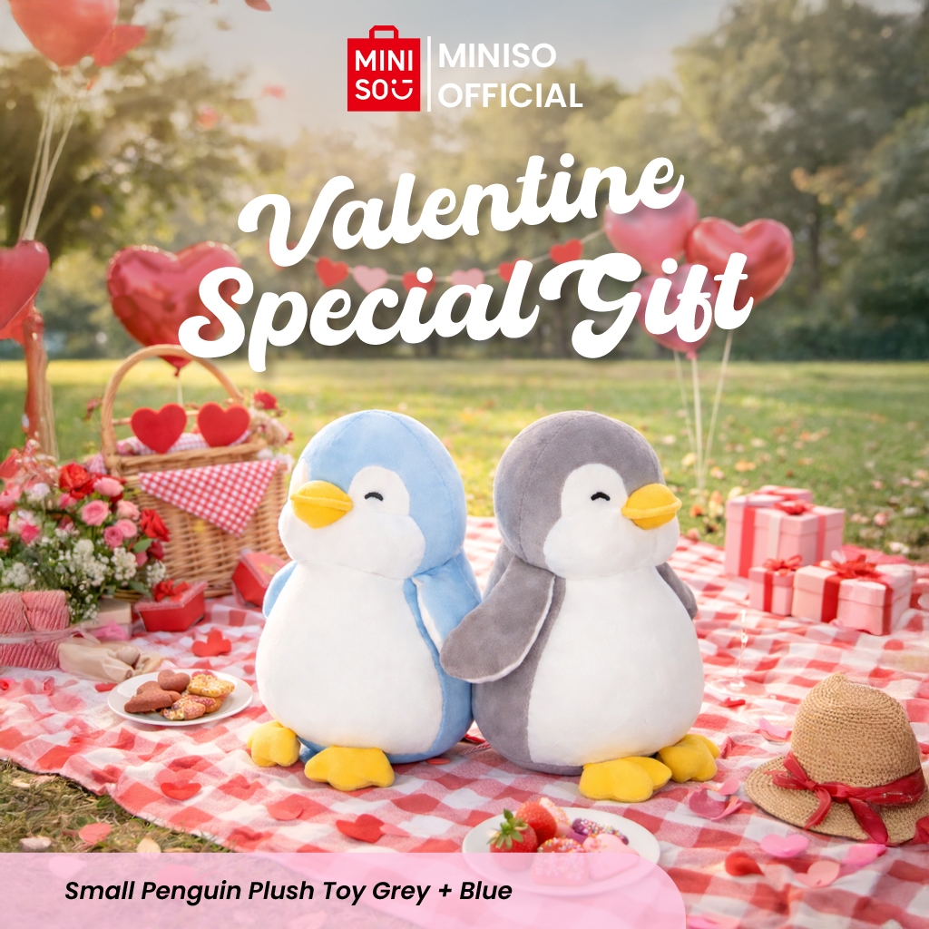 [VALENTINE GIFT] MINISO Boneka Small Penguin Plush Toy Boneka Halus Lembut Mainan Anak