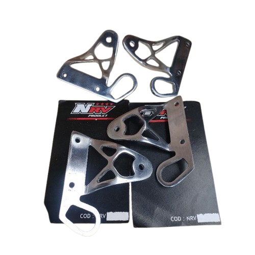 Kupingan lampu depan ninja ss/BREKET KUPINGAN LAMPU NINJA SS MODEL CNC RACING BAHAN ALUMUNIUM 1 SET