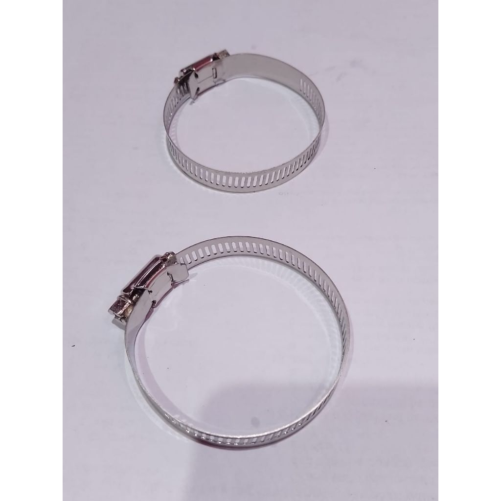 klem filter karbu pe  ukuran lingkar 50mm-64 mm kleman filter karburator PE 28 26 24 klem cakep karb