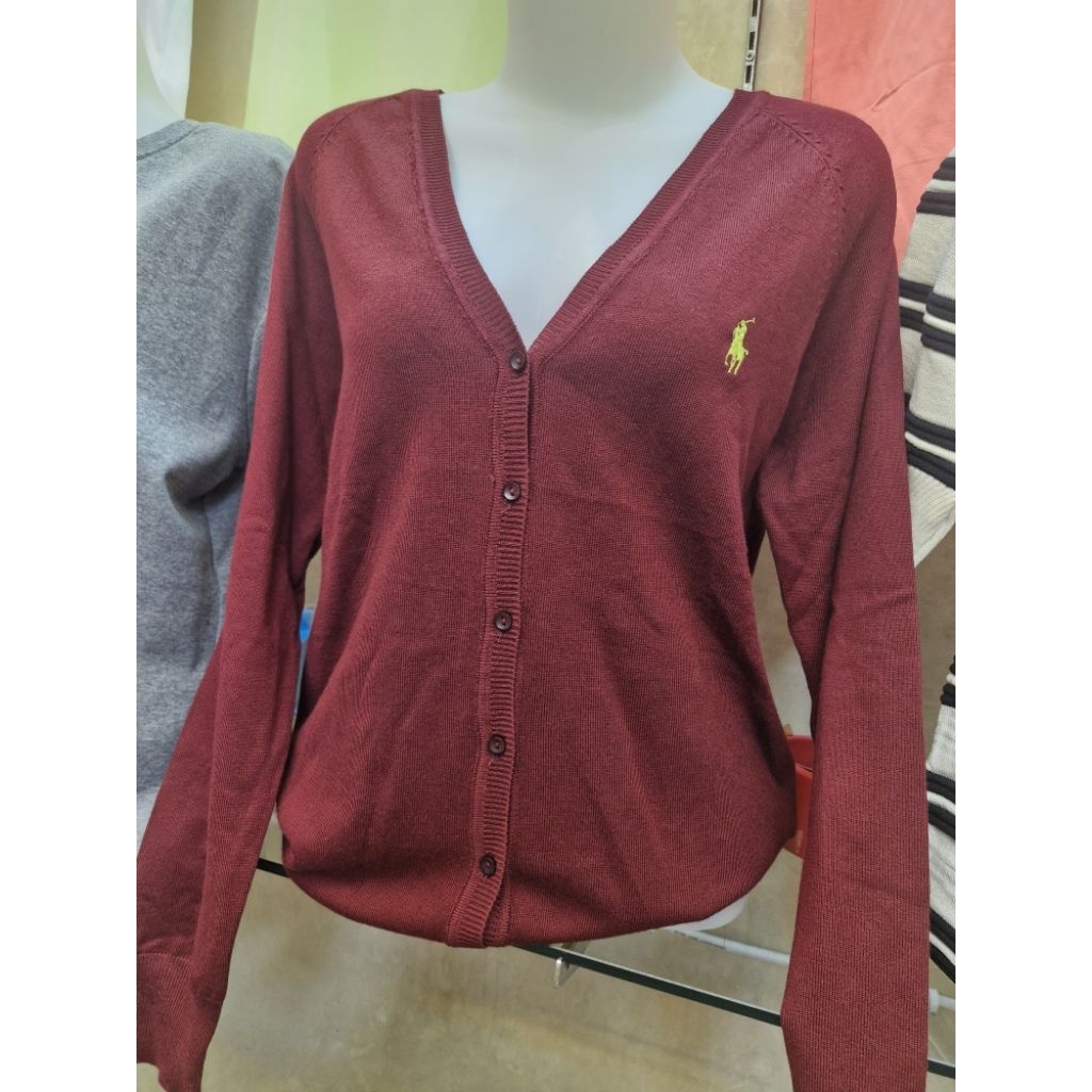 CARDIGAN MAROON OUTER MARUN ATASAN WARNA MERAH