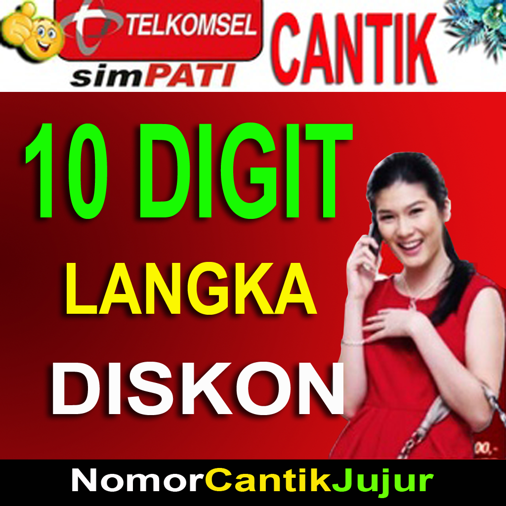 NOMOR CANTIK TELKOMSEL 10 DIGIT MURAH NO PERDANA PRABAYAR