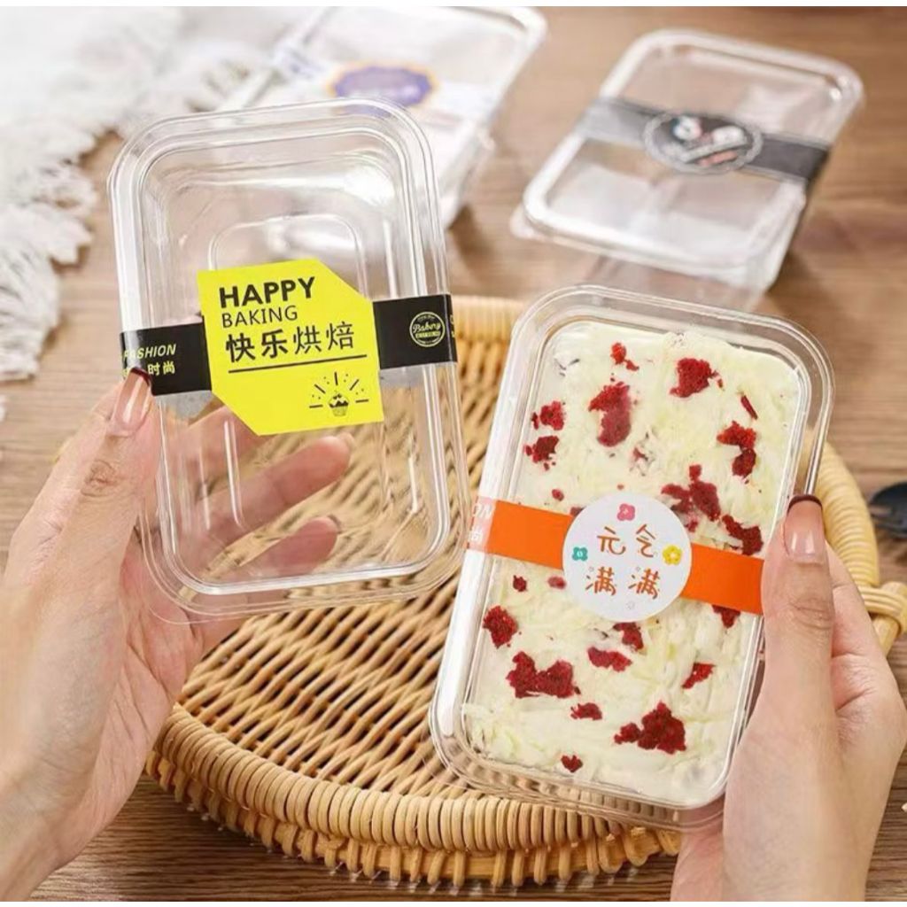 (10pc) Desert box tiramisu / kotak desert mika / mika cake bening /korean desert mika cake
