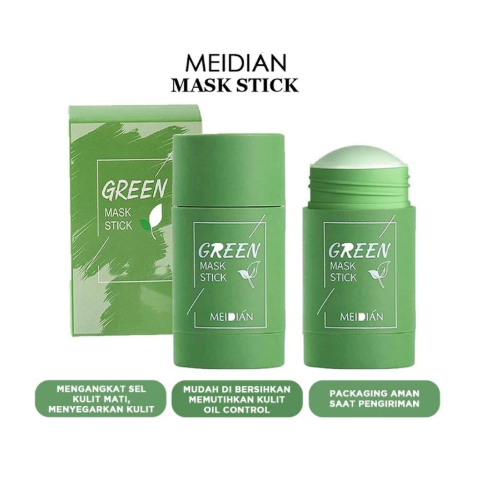 MASKER WAJAH MUKA GREEN TEA MENGATASI JERAWAT BRUNTUSAN BOPENG KOMEDO DAN BEKAS JERAWAT AMPUH