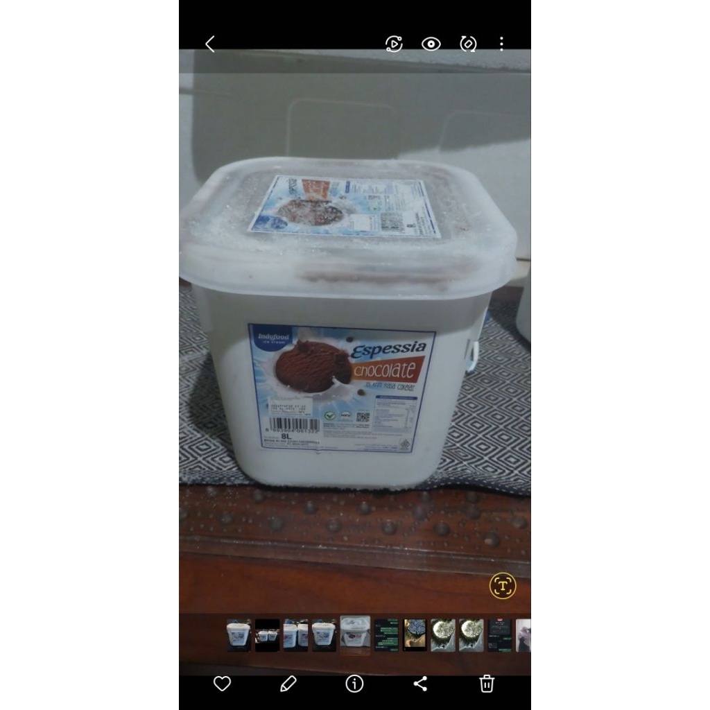 es cream espessia bulk 8 Liter