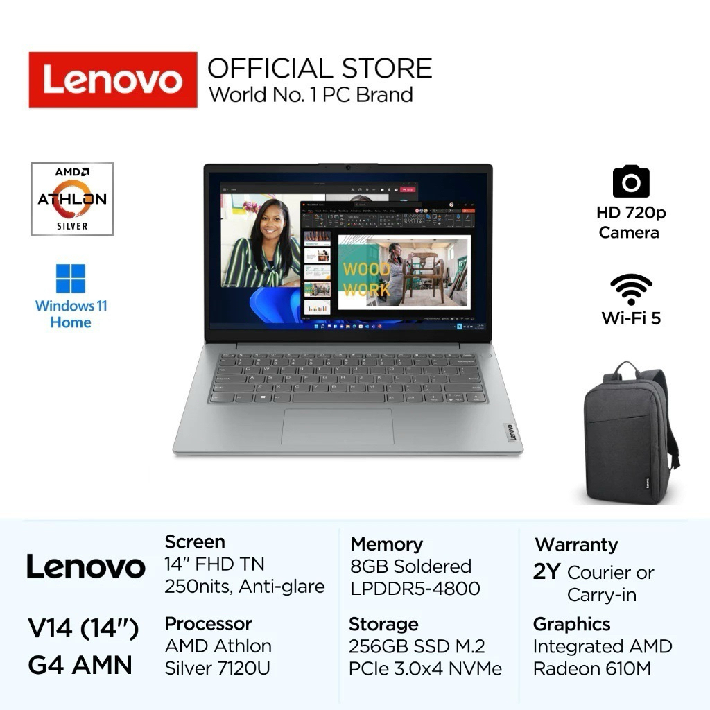 Laptop|Lenovo|V14|G4|Amd|Athlon|Silver/8gb/256ssd