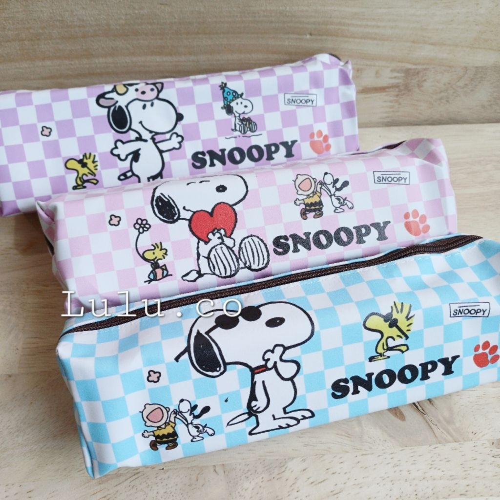 Kotak pensil case kulit pu SNOOPY TPL5385