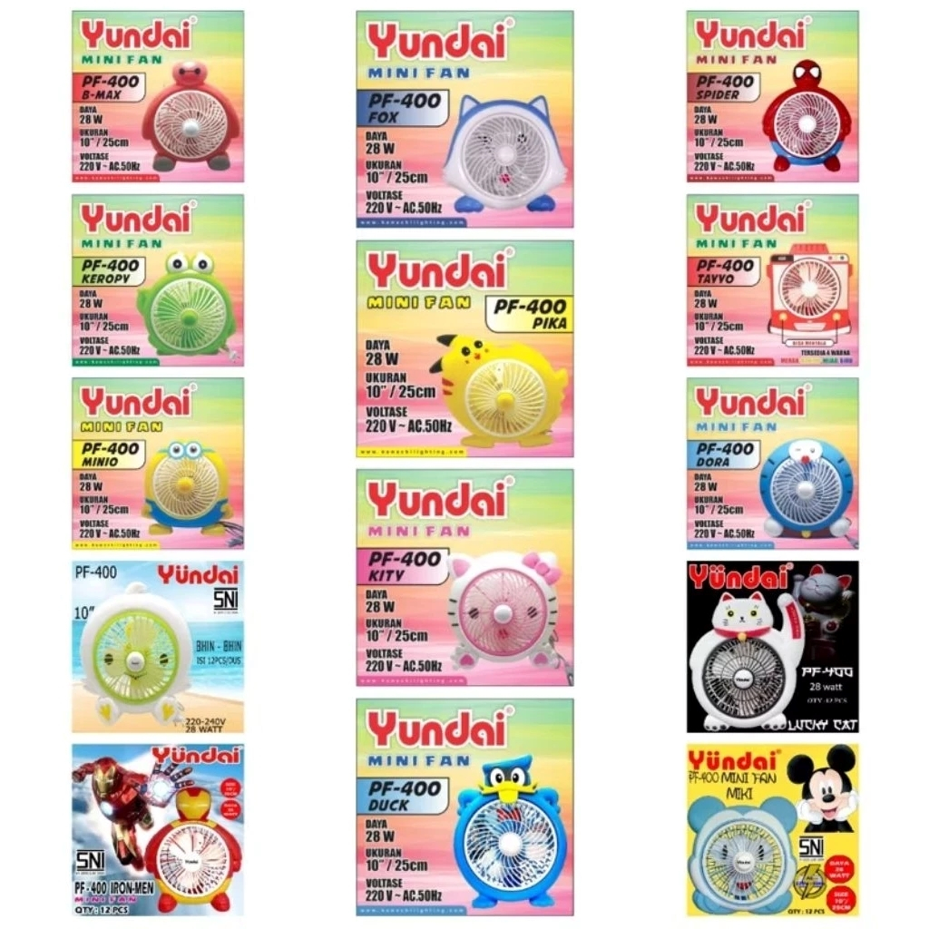 Kipas angin karakter YUNDAI