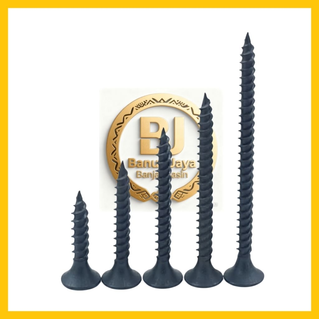 Sekrup Gypsum Kayu Drywall Baja Anti Karat